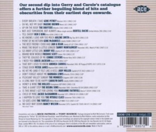Various Artists CD - Honey & Wine - Another Gerry Goffin & Carole King Song Collection