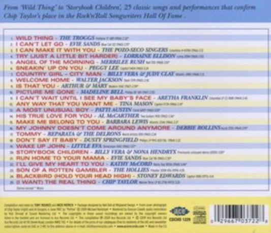 Various Artists CD - Wild Thing - Songs Of Chip Taylor