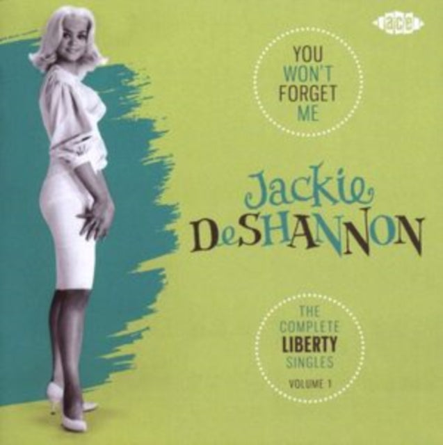 Jackie De Shannon CD - You Wont Forget Me