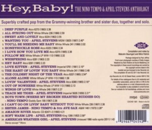 Nino Tempo & April Stevens CD - Hey. Baby!