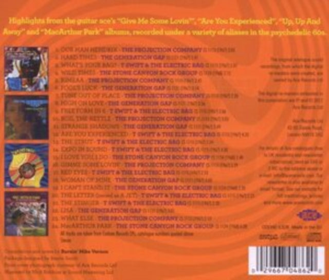 Jerry Cole CD - Psychedelic Guitars