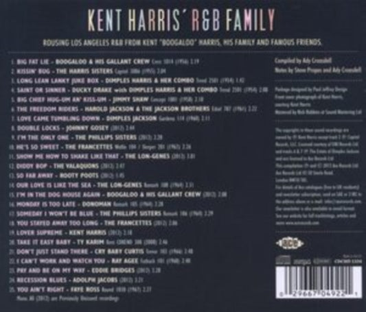 Various Artists CD - Kent Harris R&B Family