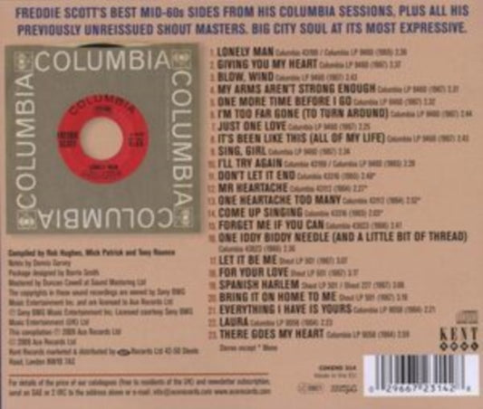 Freddie Scott CD - Mr Heartache