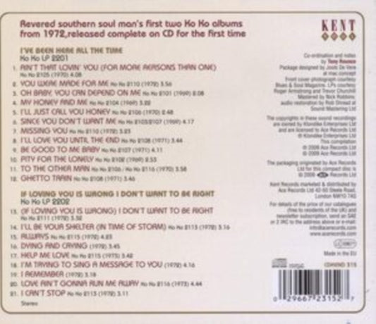 Luther Ingram CD - Ive Been Here All The Time