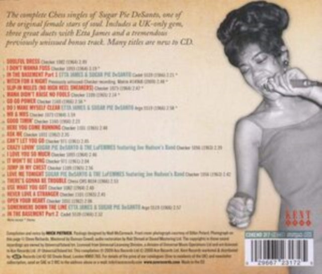 Sugar Pie Desanto CD - Go Go Power 1961-1966