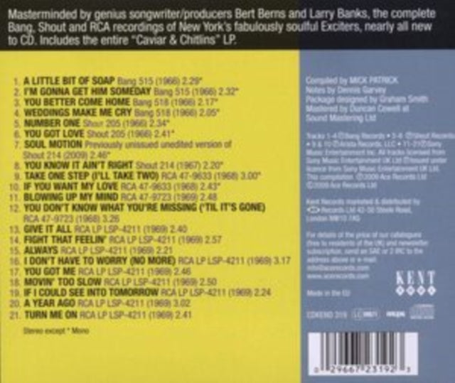 Exciters CD - Soul Motion