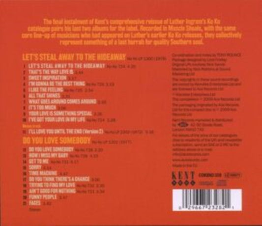 Luther Ingram CD - Lets Steal Away / Do You Love Somebody