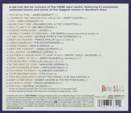 Various Artists CD - Hall Of Fame - Rare And Unissued Gems From The Fame Vaults