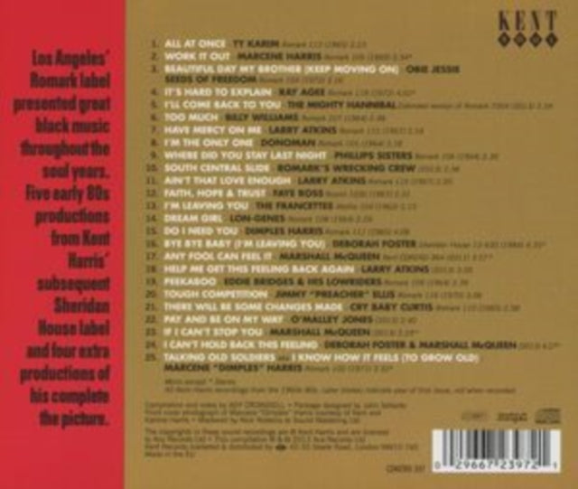 Various Artists CD - Romark Records - Kent Harris Soul Sides