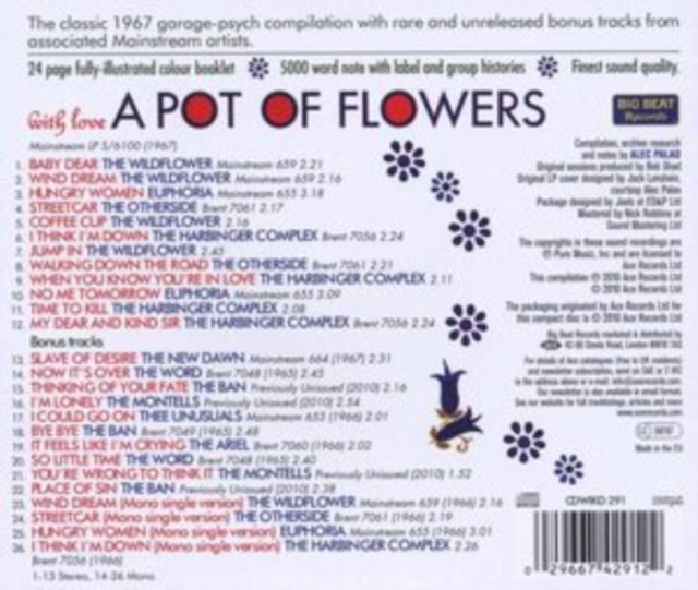Various Artists CD - With Love - A Pot Of Flowers