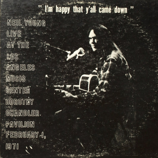 Neil Young LP Vinyl Record - Dorothy Chandler Pavilion (Feb. 1 19 70)