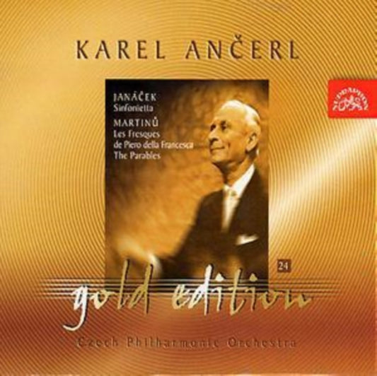 Czech Po & Ancerl CD - Janacek & Martinu(Gold Edition 24)