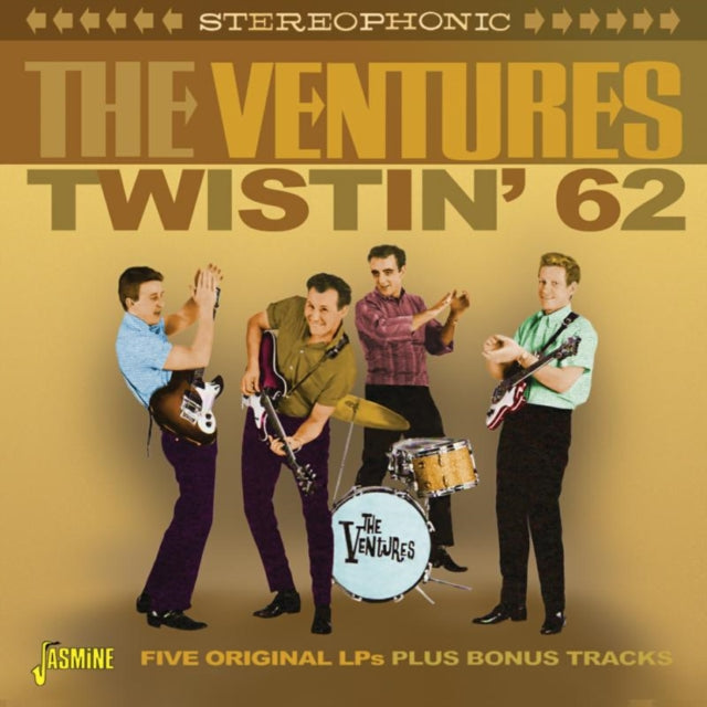 Ventures CD - Twstin 62 (5 Original Albums Plus Bonus)