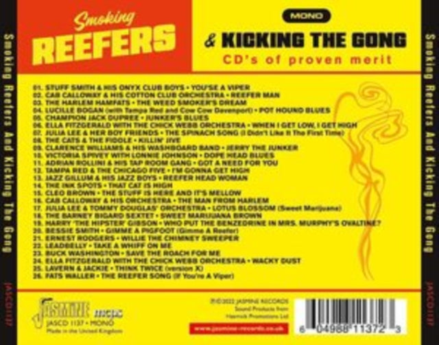 Various Artists CD - Smoking Reefers And Kicking The Gong