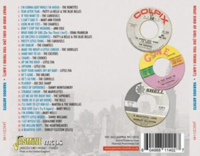 Various Artists CD - What Kind Of Girl (Do You Think I Am?) - East Coast Girls & Groups