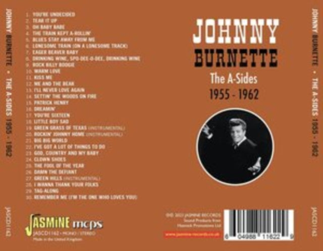 Johnny Burnette CD - The A-Sides 1955-1962