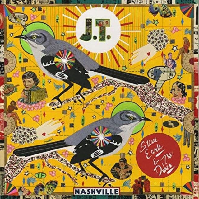Steve Earle And The Dukes LP - J.T. (Red Vinyl Indie Exclusi