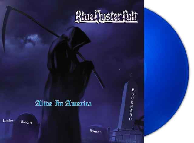 Blue Oyster Cult LP - Alive In America (Blue Vinyl)
