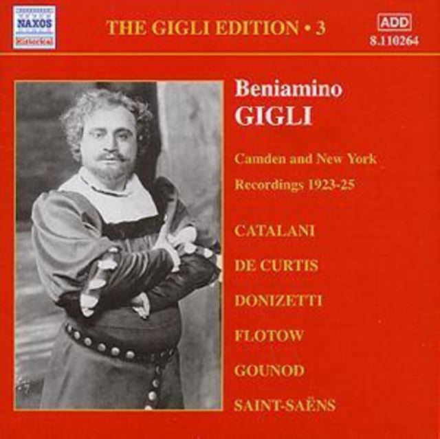 Beniamino Gigli CD - Edition 3 Camden Ny Recordings