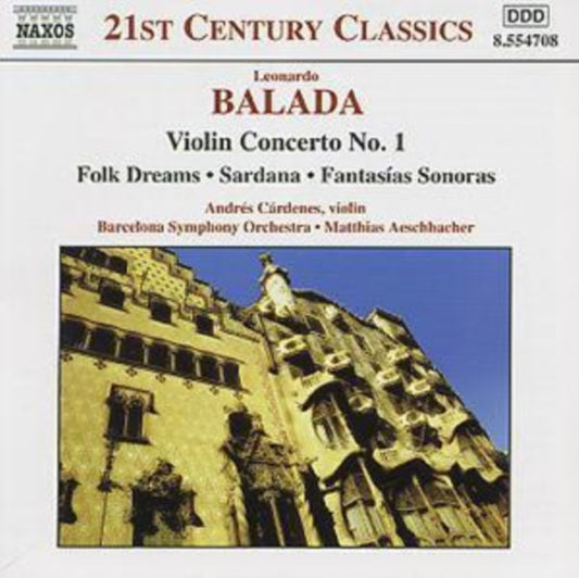 Barcelona Soaeschbacher CD - Baladaviolin Concerto No 1