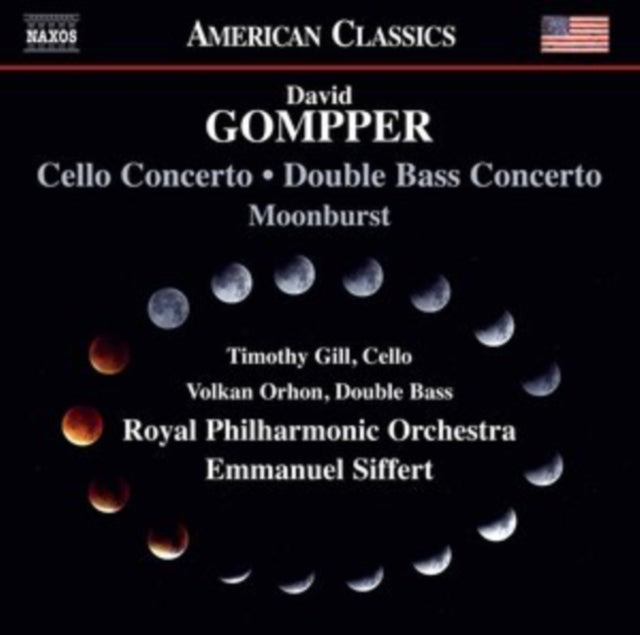 Orhon / Rpo / Siffert CD - David Gompper: Cello Concerto / Double Bass Concerto / Moonburst