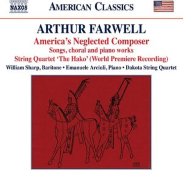 Sharp / Arciuli / Dakota Quartet CD - Arthur Farwell: Americas Neglected Composer - Songs / Choral And Piano Works / String Quartet The Hako