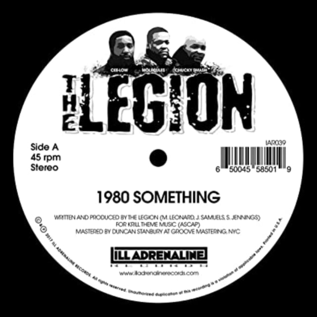 Legion 7Inch - 1980 Something / Heard We Quit (7 Inch)