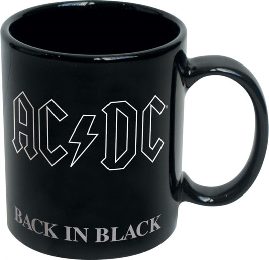Ac/Dc Mug - Ac/Dc Back In Black 18Oz Black Mug