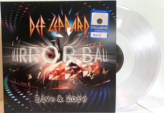 Def Leppard LP - Mirror Ball-Live & More (Clear Vinyl)