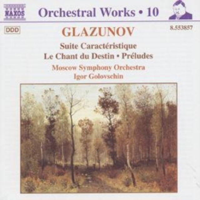 Msogolovschin CD - Glazunovorchestral Works Vol 10