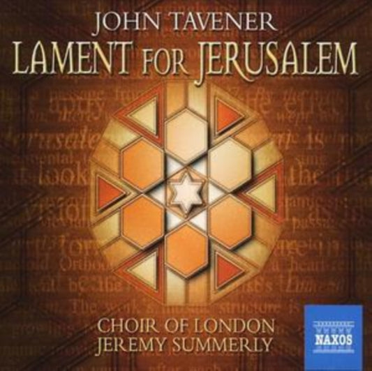 Choir Of Londonsummerly CD - Tavenerlament For Jerusalem