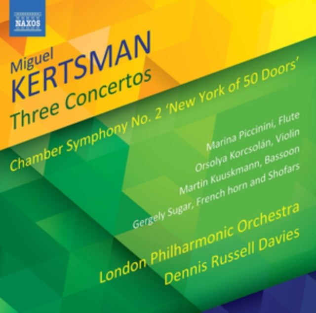 Piccinini/Lpo/Davies CD - Kertsman/Three Concertos