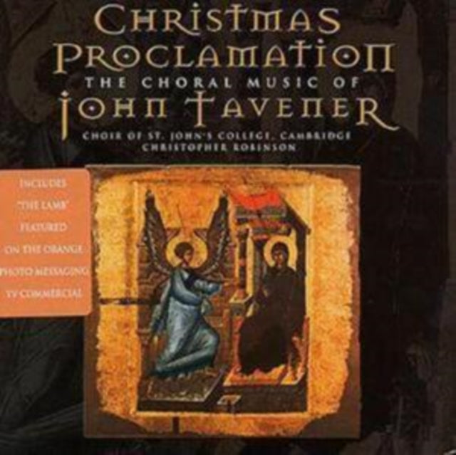 St Johns College Chrobinson CD - Tavenerchristmas Proclamation