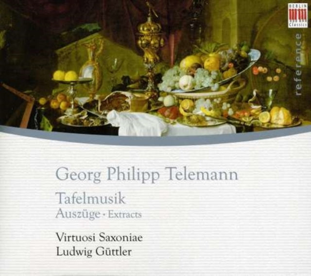 Virtuosi Saxoni / Guttler CD - Telemann/Tafelmusik (Extracts)