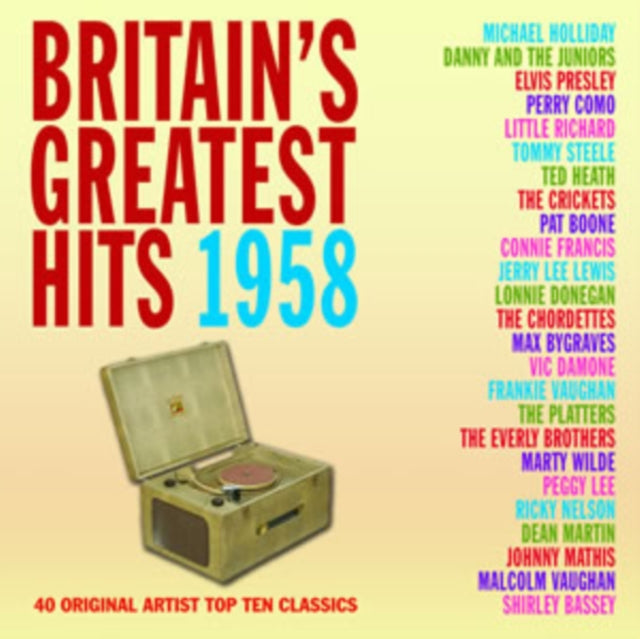 Various Artists CD - Britains Greatest Hits 1958