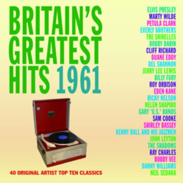 Various Artists CD - Britains Greatest Hits 1961