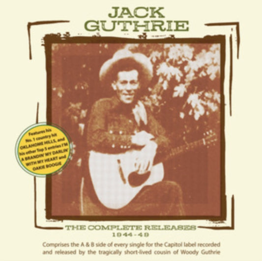 Jack Guthrie CD - Complete Releases 1944-48