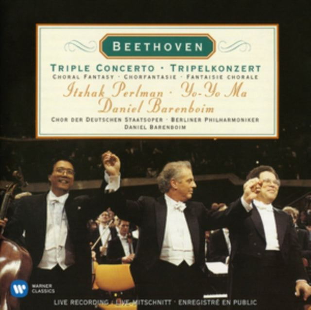 Itzhak Perlman / Yo Yo Ma / Berliner Philharmoniker / Daniel Barenboim CD - Beethoven: Triple Concerto