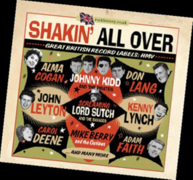 Various Artists CD - Shakin All Over “ Great British Labels - Hmv