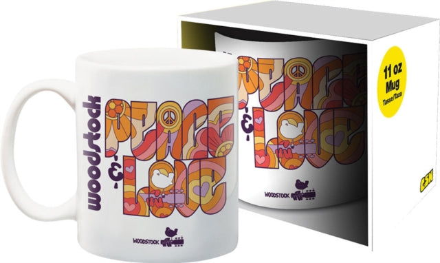 Woodstock Mug - Woodstock Peace And Love Boxed Mug (11Oz)