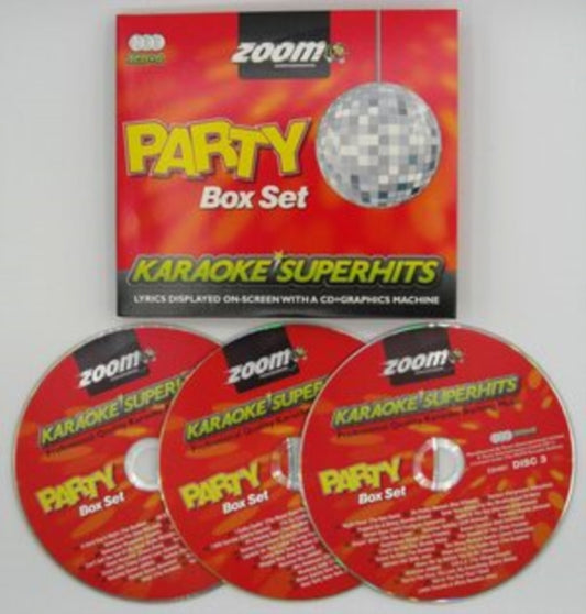 Zoom Karaoke CD - Karaoke Superhits: Party Box Set (Cd+G)