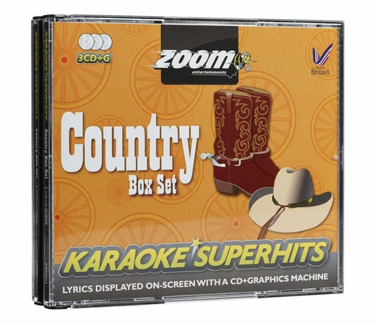 Zoom Karaoke CD - Karaoke Superhits: Country Box Set (Cd+G)