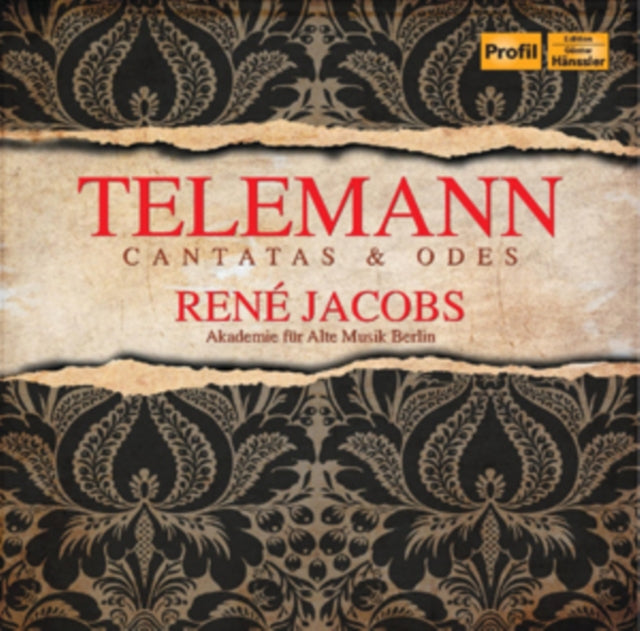 Jacobs / Ac Alte Mus Berlin CD - Telemann / Cantatas / Odes