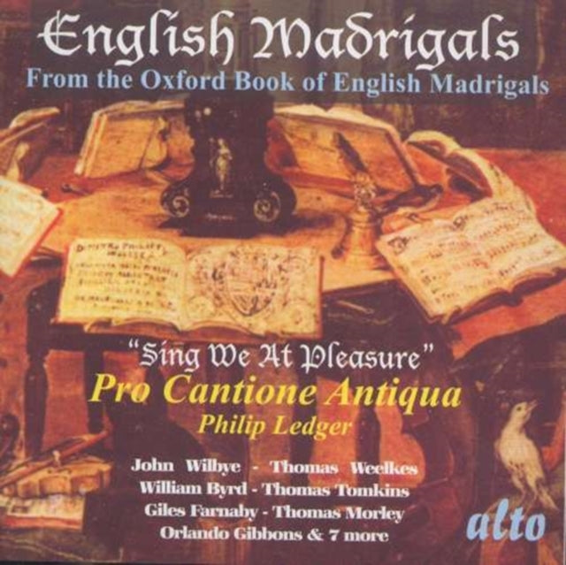 Pro Cantione Antiqua CD - English Madrigals From The Oxford Book