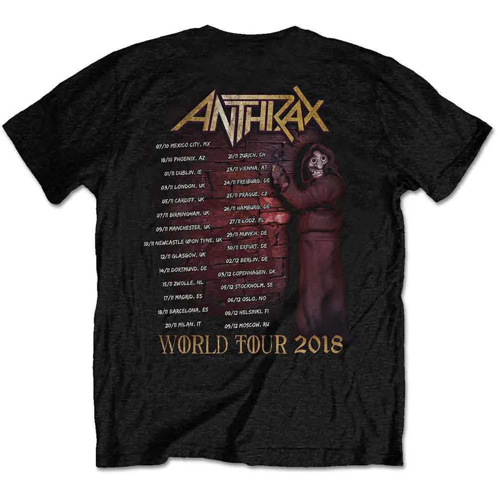 Anthrax T Shirt - Bloody Eagle World Tour 2018