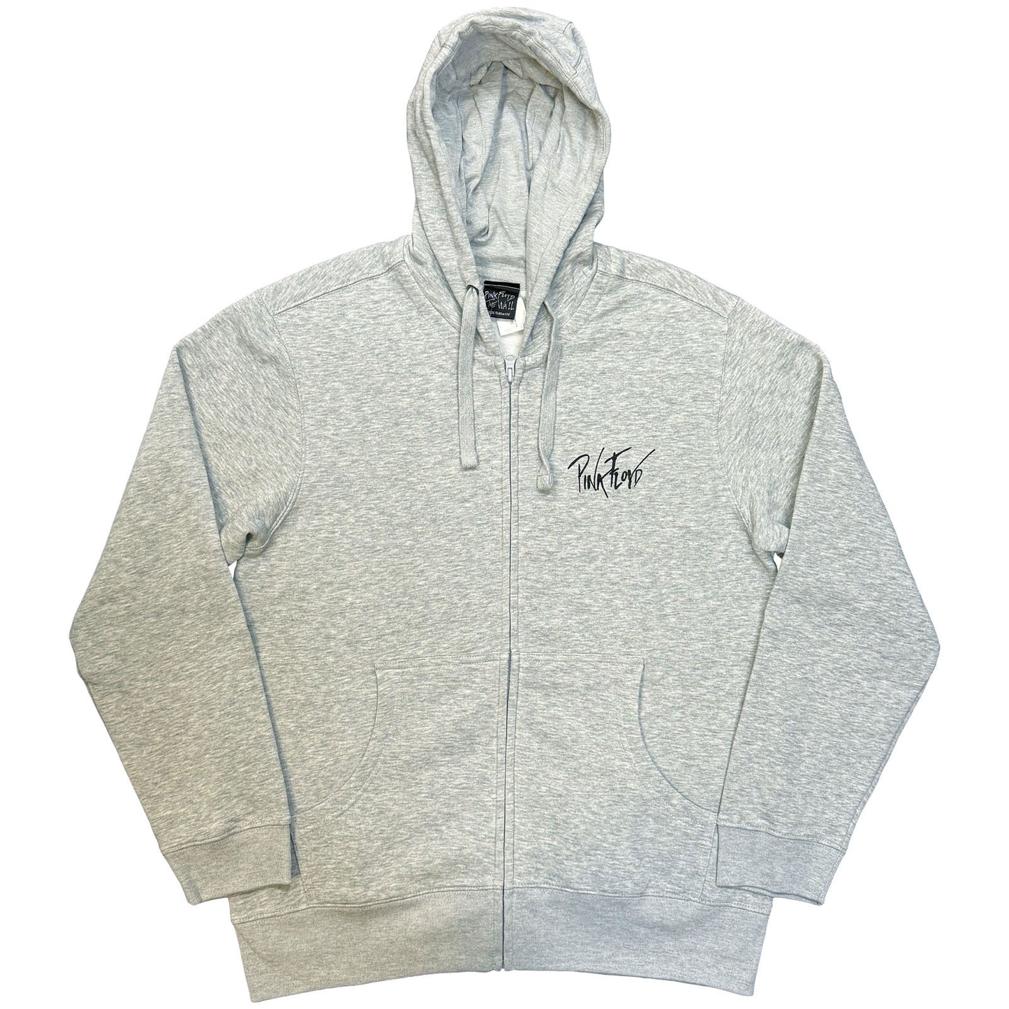 Pink Floyd The Wall Zip Hoodie - The Wall Faded Hammers Logo