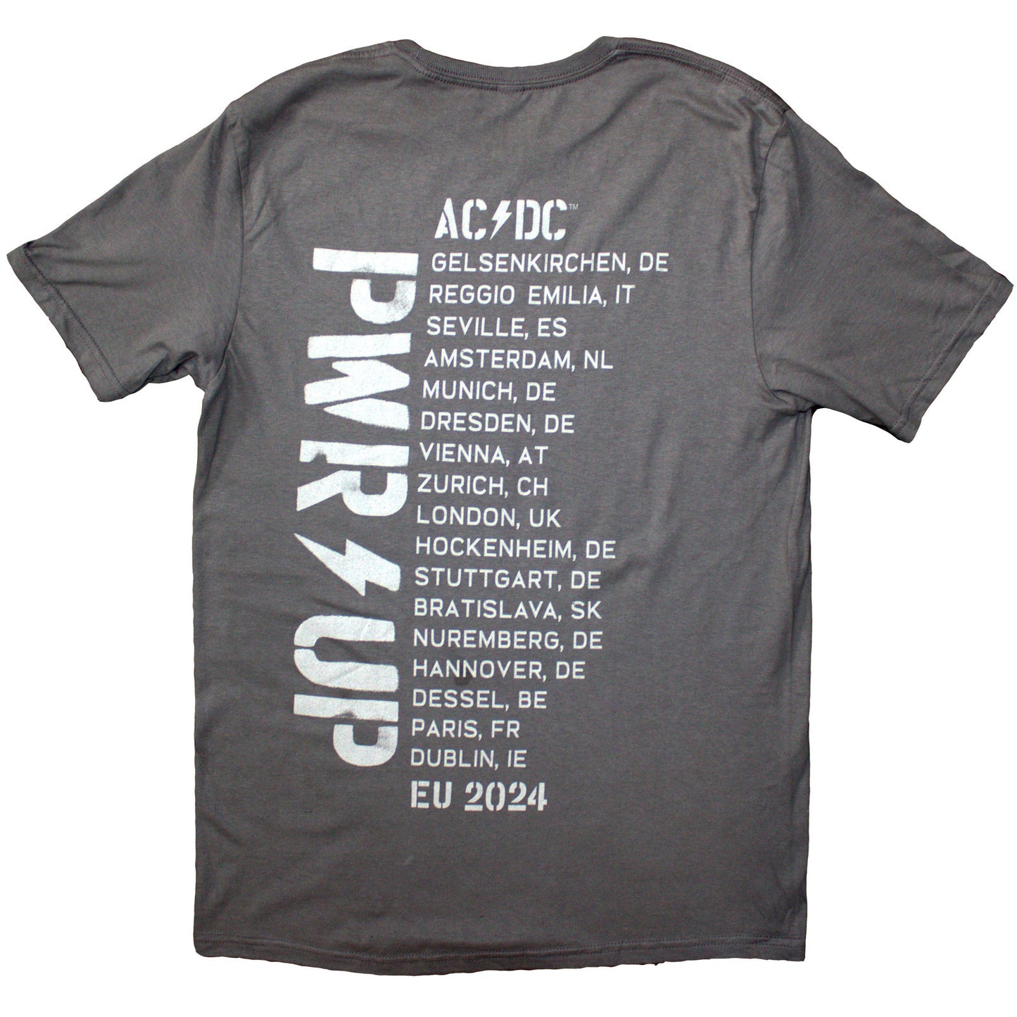 AC/DC T Shirt - Logo EU Tour '24