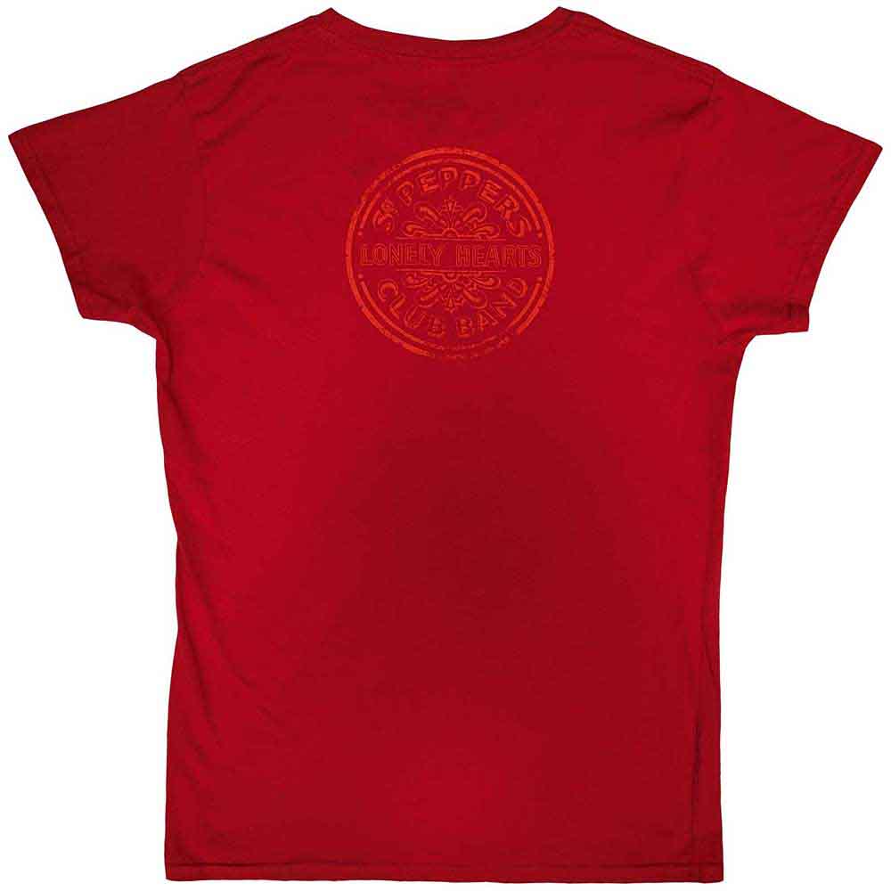 The Beatles Scarl Women's T Shirt - Vtge Sgt Pepper