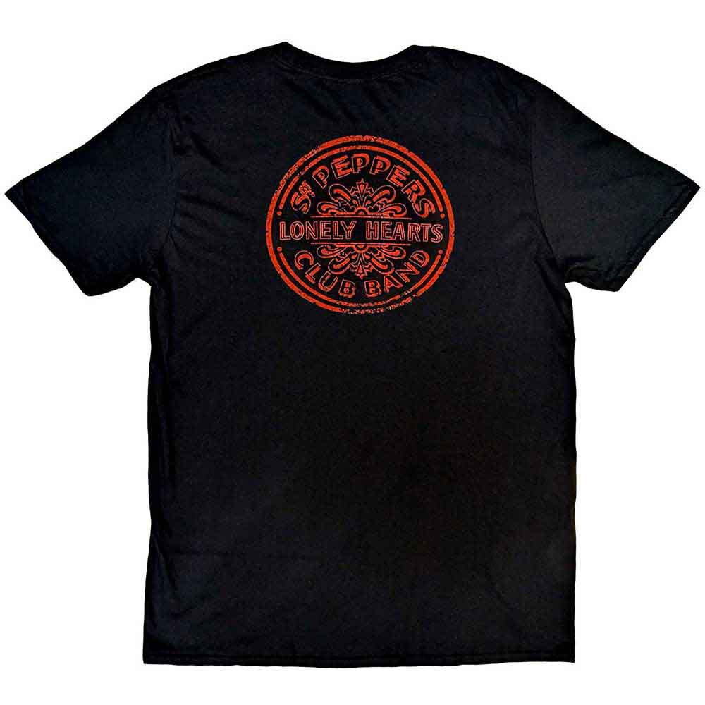The Beatles Black T Shirt - Vtge Sgt Pepper