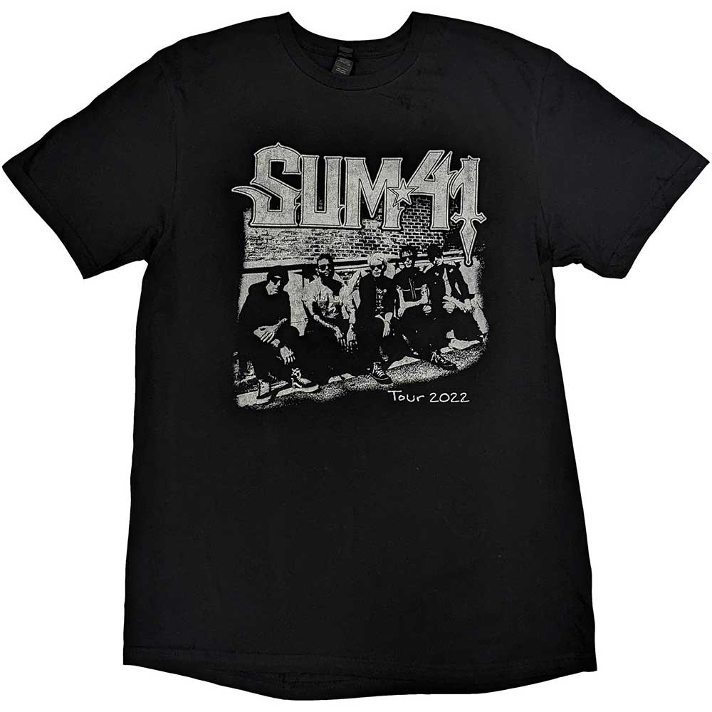 Sum 41 T Shirt - Band Photo European Tour 2022